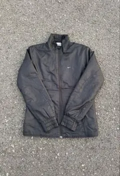 90s 00s NIKE ナイキ ナイロンジャケット ブラック Y2K 短丈