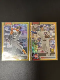 【50シリ】Luis Arraez Matt Shaw Topps 2枚セット