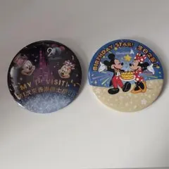 香港ディズニー　缶バッジ