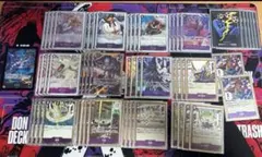 翌日発送！紫エネル 構築済みデッキ パーツ付き リーダーパラレル