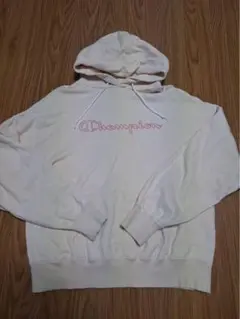 Champion クリーム色 パーカー　サイズLのサムネイル