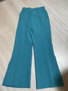 カラー フレアパンツ Lサイズ 美品