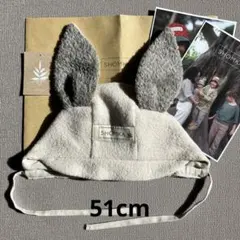 SHÓMKA wool bonnet rabbit 51cm SHOMKA