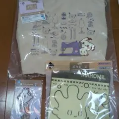 一番くじ　ポケピース　E賞　ししゅうトートバッグ　他セット