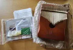 カリンバ　親指ピアノ　打楽器　木製　新品未使用品