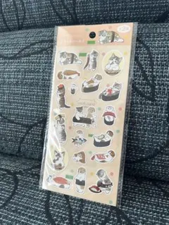 【最安値・未使用】　セリア　mofusand フラットシール2 お寿司
