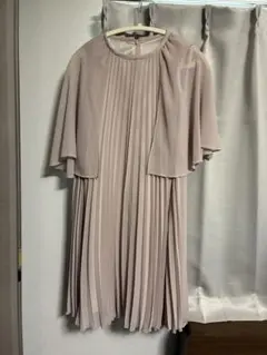 BEAMS LIGHTS プリーツ 半袖ワンピース 38