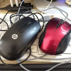 有線マウス 2台セット 動作確認 OK HP