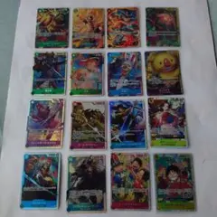 ワンピースカードSEC、SR、パラレル16枚まとめ売り