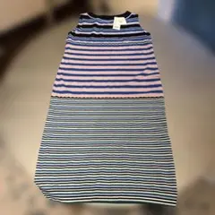 MARNI × UNIQLO ボーダー柄 ノースリーブワンピース