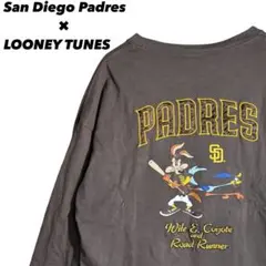 サンディエゴパドレスルーニーチューンズロンT ロングTシャツ古着　Tシャツ古着