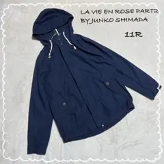 【LA VIE EN ROSE ジュンコシマダ】 フード付きジャケット 11R