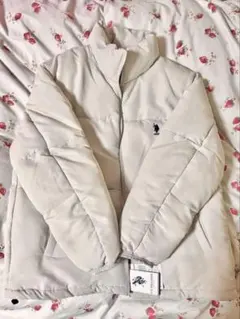 U.S. POLO ASSN.ロゴ刺繍 オーバーサイズ 中綿ジャケット