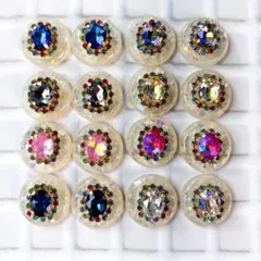 k44/ボタンカボション/ビジューカボションセット