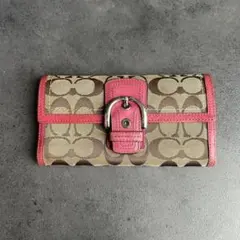 COACH Soho Signature Trifold LongWallet