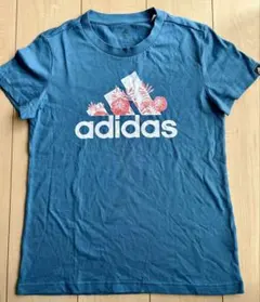 adidas 花柄プリント Tシャツ Sサイズ