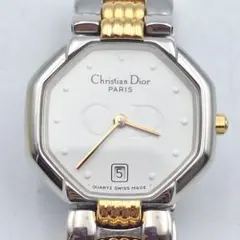 クリスチャンディオール オクタゴン D48-203 腕時計 電池交換済 Dior