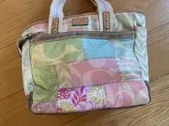 コーチ　パッチワークデザイン トートバッグ