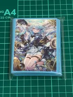 【開封済み】 原神　フリーナ　カードスリーブ　ミッドナイトブルー