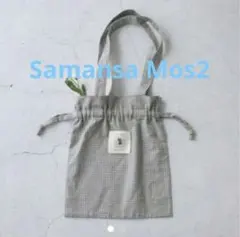 未使用 サマンサモスモス 35周年記念 kazumiコラボ ノベルティ巾着バッグ