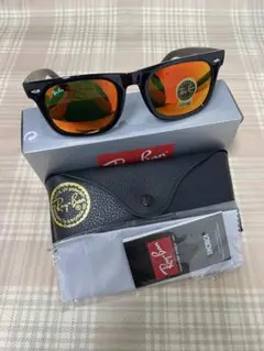 Ray-Banレイバン RAYBAN RB2140男女兼用 黒×オレンジンズ④