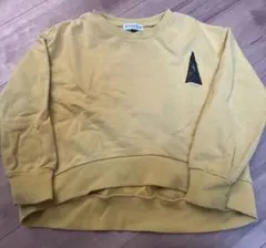 arakama サイズXL イエロークルーネックトレーナー