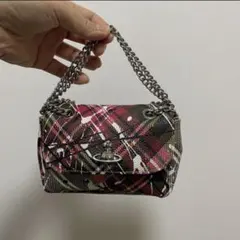 Vivienne Westwood チェックミニショルダーバッグ