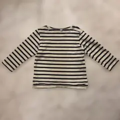 ストライプ 長袖カットソー 100