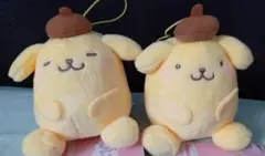 未使用　サンリオ　むにゃすや　マスコット　ポムポムプリン