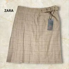ZARA ザラ 巻きスカート メンズ レディース チェック