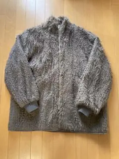 新品未使用】チエコプラスshaggy blouson 38 greyブルゾン - メルカリ