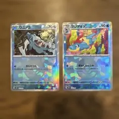 【美品】テラスタルフェスex ワニノコ アリゲイツ、ジラーチ、グラードン