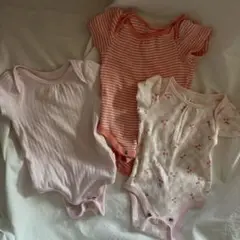 baby gap ベビー肌着 0-3ヶ月 3点セット　ロンパース　サイズ60