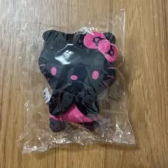 【ガチャガチャ】ハローキティ ぬいぐるみボールチェーン2 ピンク＆ブラック③