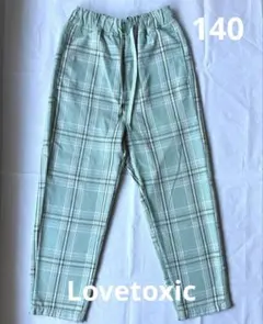 Lovetoxic ラブトキ ボトムス チェック柄 140