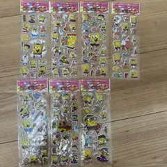 スポンジボブ シール 7枚セット