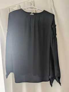 【美品】JILL STUART 黒 長袖ブラウス S