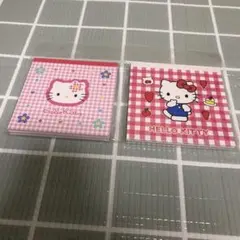 サンリオ　ハローキティ　スクエアメモ　２冊セット