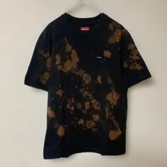 ブリーチ加工 Supremeスモールボックスロゴ Tシャツのサムネイル