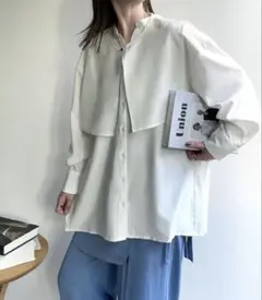 オーバーサイズ ホワイトシャツ フリーサイズ
