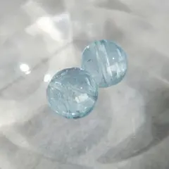 高品質 天然石 ブルー トパーズ c 粒売り 2粒セット