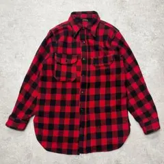 30s 40s BIG INDIAN SHIRT マチ付き ウールシャツ