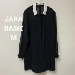 古着　ZARA BASIC オールインワン シフォンブラウス　ショートパンツ　☺︎のサムネイル