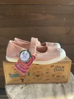 【新品未使用】Cienta（シエンタ）デッキシューズピンク33