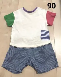 BREEZE 半袖Tシャツ ハーフパンツ セットアップ 90