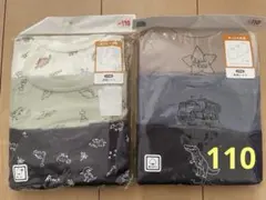 【新品未使用】あったか肌着 110 3枚組 2セット ④