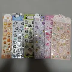 3Dデコシール アニマルズ 6種セット