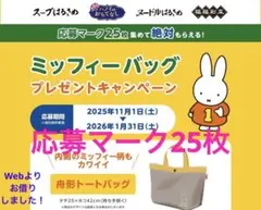 エースコック ミッフィーエコバック 応募シール25枚