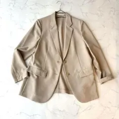 ユニクロ　感動ジャケット　ベージュ テーラードジャケット XL 春夏