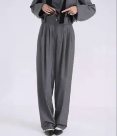 【24AW新品未使用】CLANE WIDE BELT TUCK PANTS